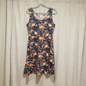 Casual floral fit and flare sundress XL